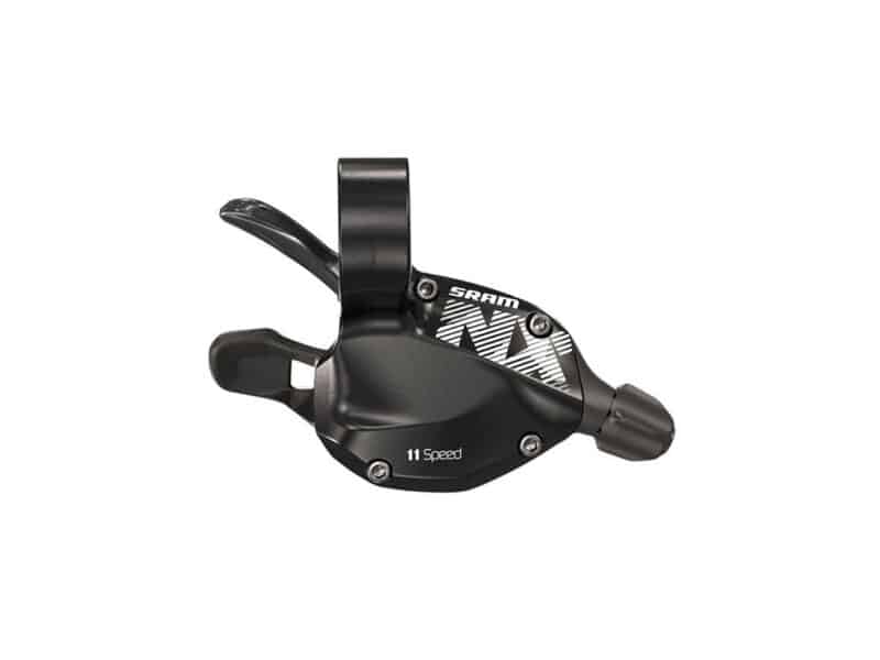 SRAM NX 11-Speed Trigger Shifter i svart, designet for presis girskifting med X-ACTUATION™-teknologi.