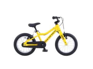 hard rocx igang 3.5 superlett 14" barnesykkel gul for barn 3–5 år