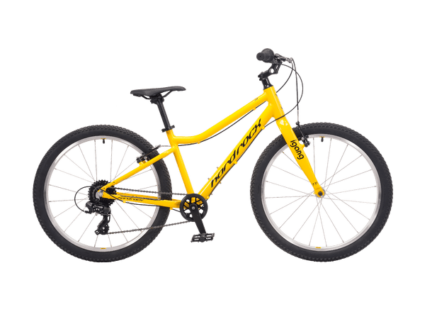 Hard Rocx iGang 7.11 gul barnesykkel 24 tommer