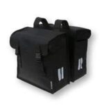 Basil Mara XXL Sideveske Sett, Sort, 47 ltr, Fixed Mounting Straps